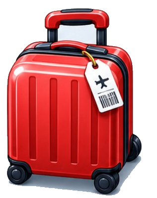 Belt Panic airport suitcase